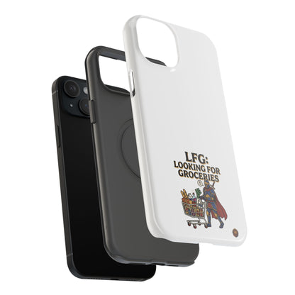 Phone Case — 'LFG: Looking for Groceries' Heavy-Duty Impact-Resistant Phone Case