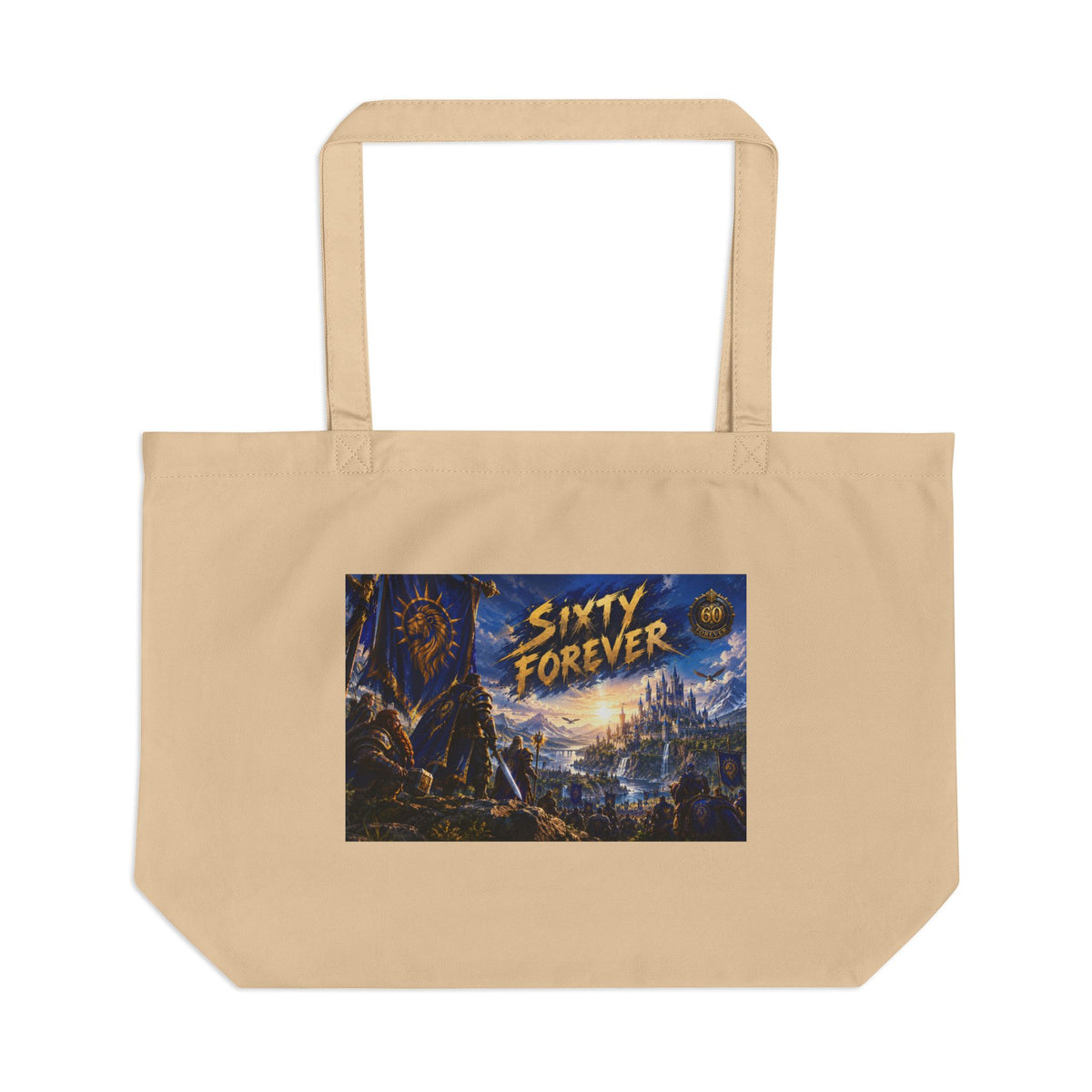 Sixty Forever – Blue Banner – Tote Bag