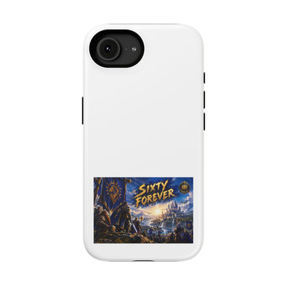 Sixty Forever – Blue Banner – Phone Case