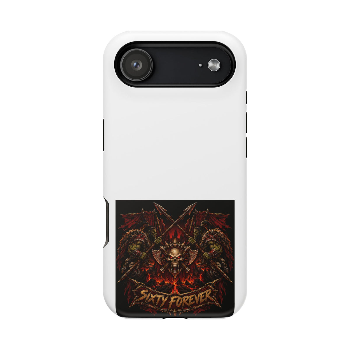 Sixty Forever – Skull & Axes – Phone Case
