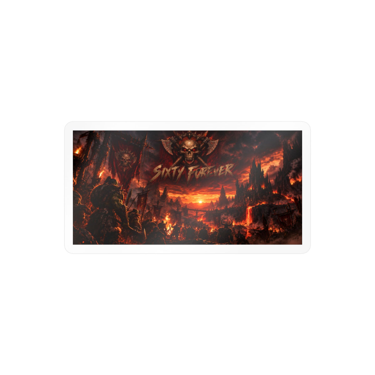 Sixty Forever – Lava Fields – Poster Decal