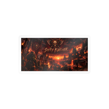 Sixty Forever – Lava Fields – Poster Decal