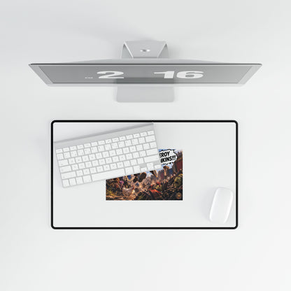 Gaming Desk Mat — "Leeroy Jenkins!!" Battle Raid Mousepad