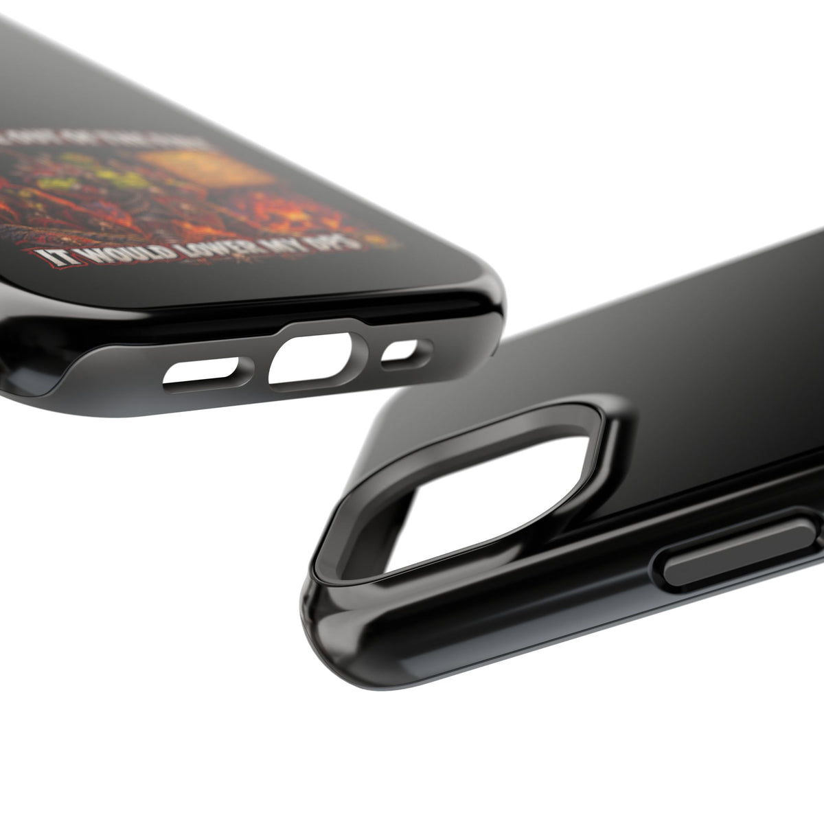 Phone Case — 'Can't Move Out of the Fire, It Would Lower My DPS' Heavy-Duty Impact-Resistant Phone Case