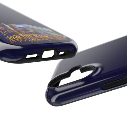 Phone Case — 'For The King' Banner Heavy-Duty Impact-Resistant Phone Case