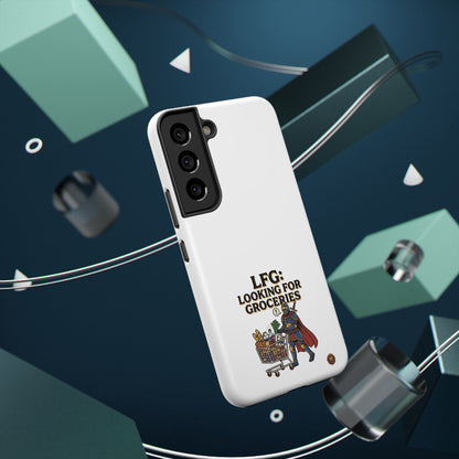 Phone Case — 'LFG: Looking for Groceries' Heavy-Duty Impact-Resistant Phone Case