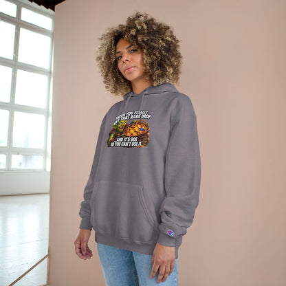 Gamer Meme Hoodie — "Then You Finally Get That Rare Drop and It's BoE So You Can't Use It"