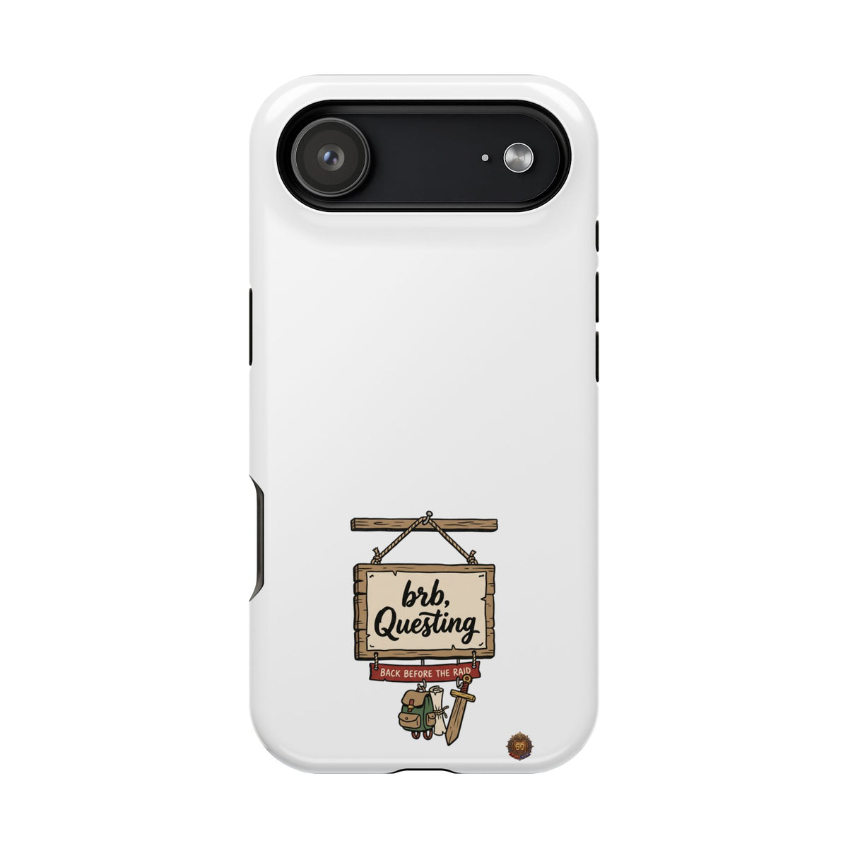 brb, Questing – Phone Case