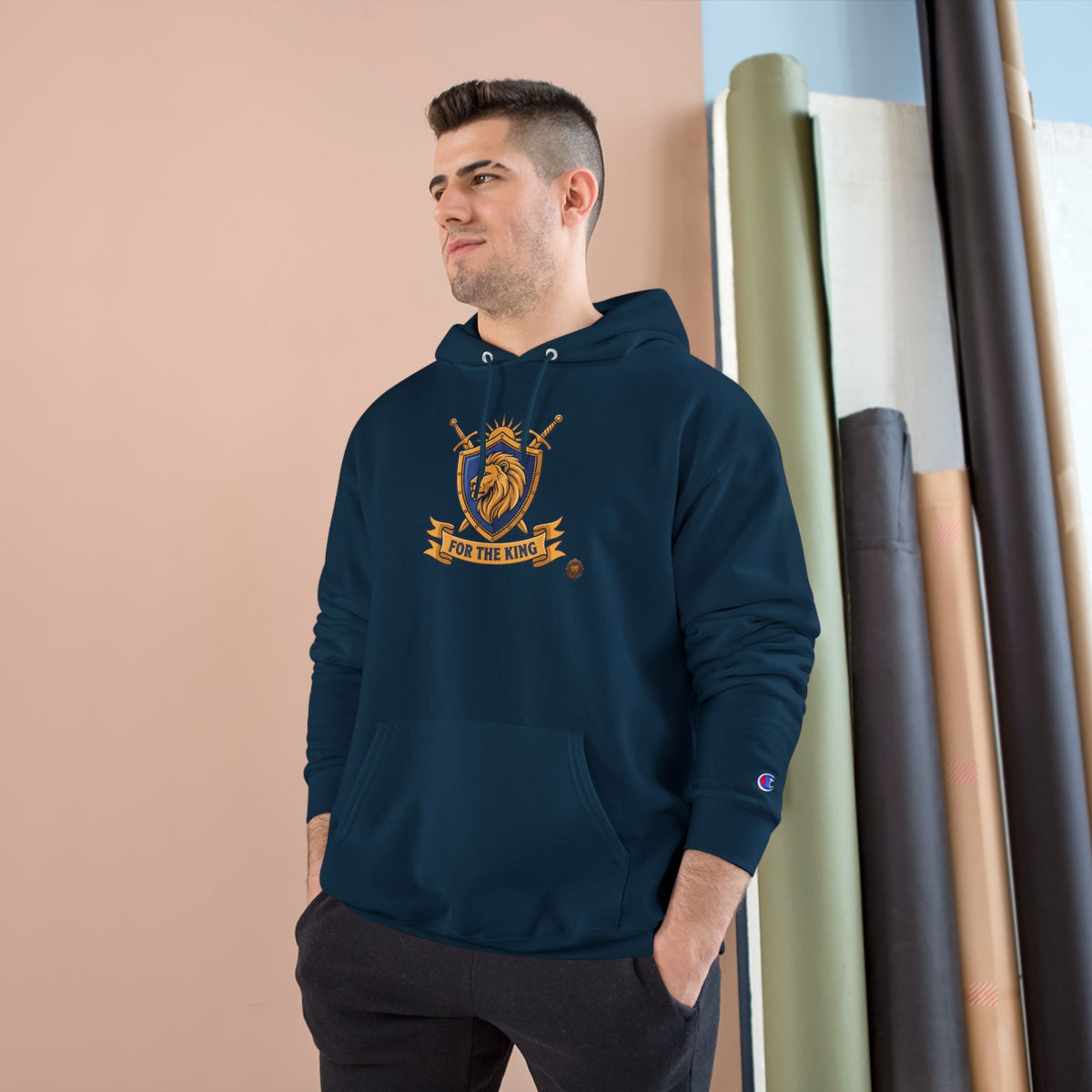 For The King – Crest – Hoodie | Sixty Forever Co.