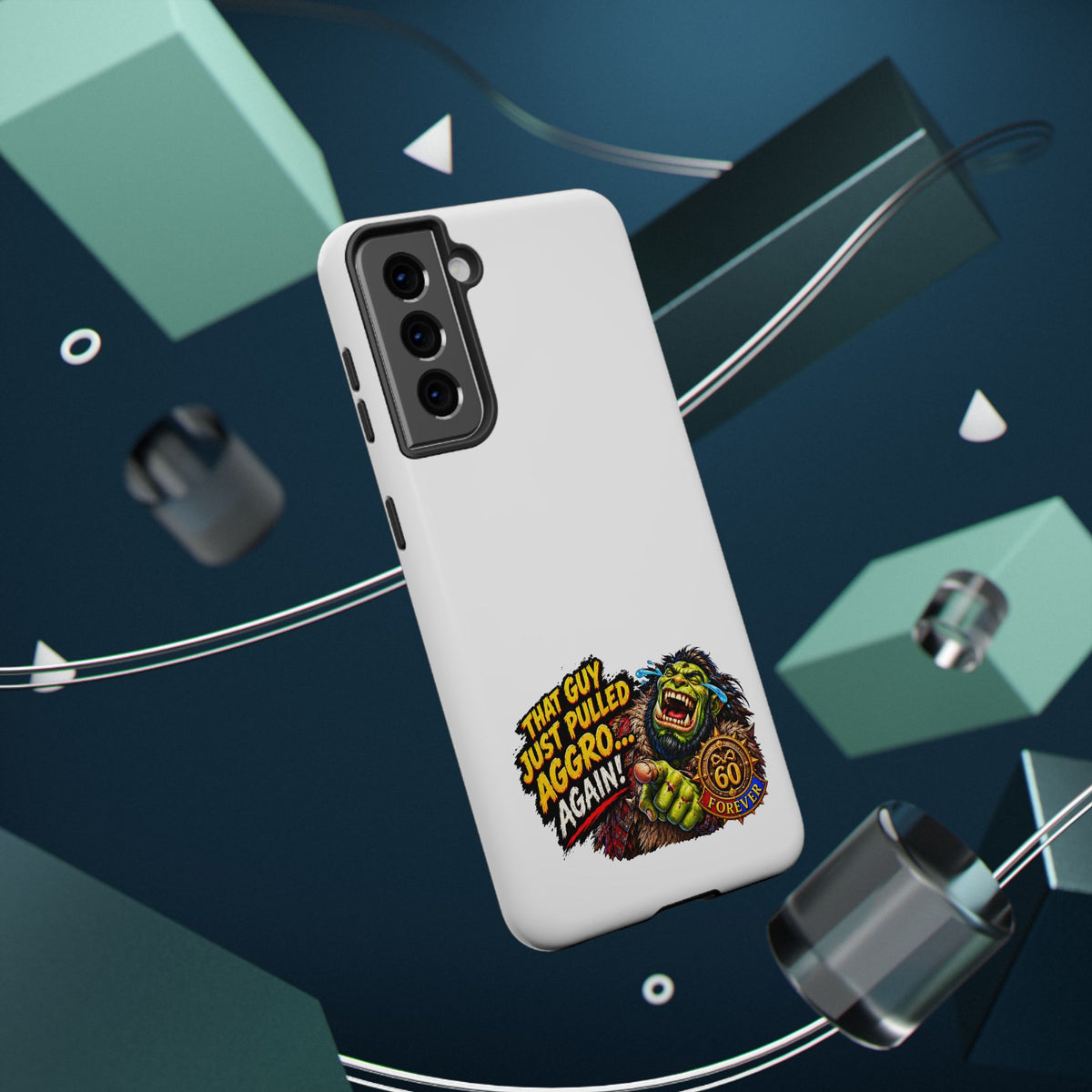 Phone Case — 'That Guy Just Pulled Aggro… Again' Heavy-Duty Impact-Resistant Phone Case