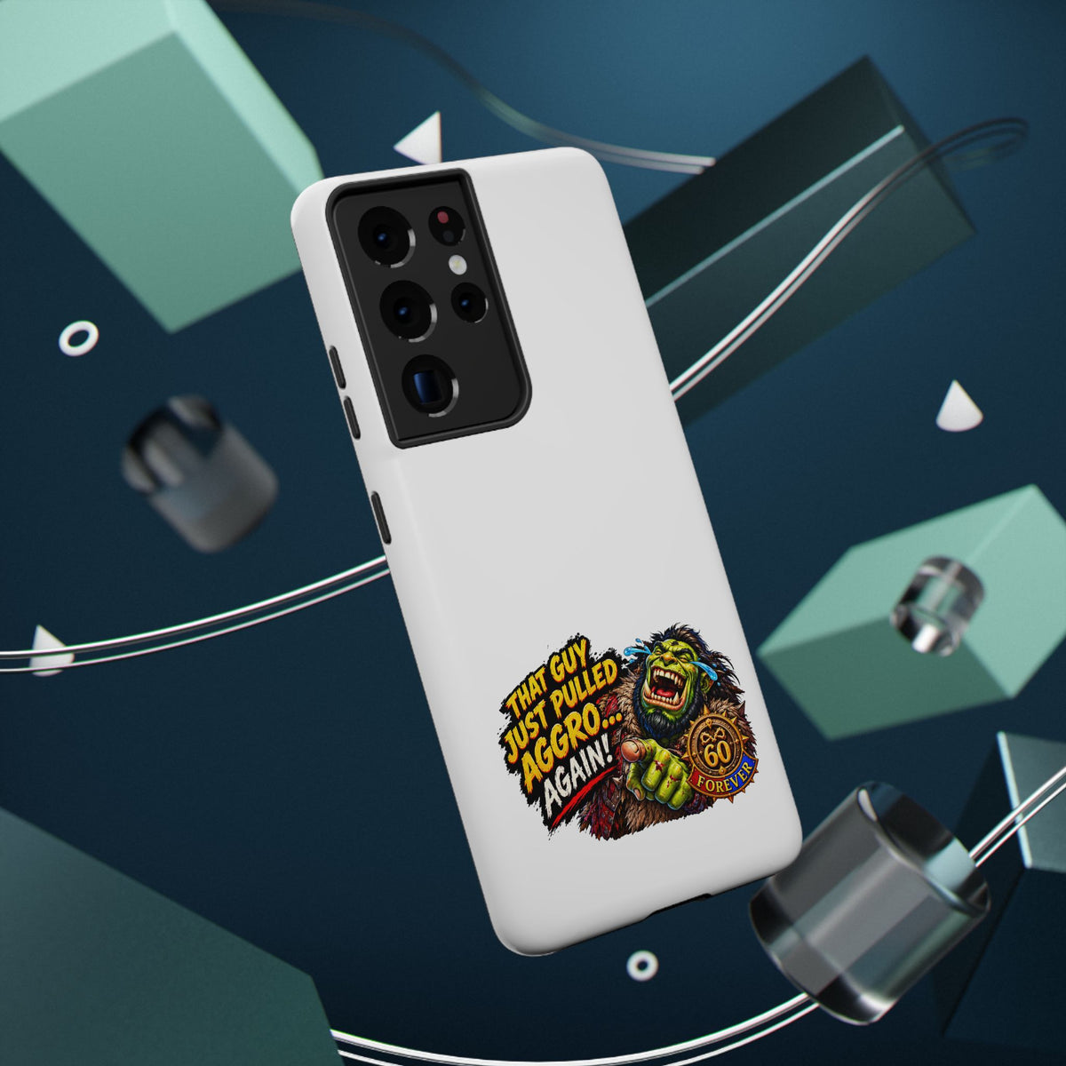 Phone Case — 'That Guy Just Pulled Aggro… Again' Heavy-Duty Impact-Resistant Phone Case