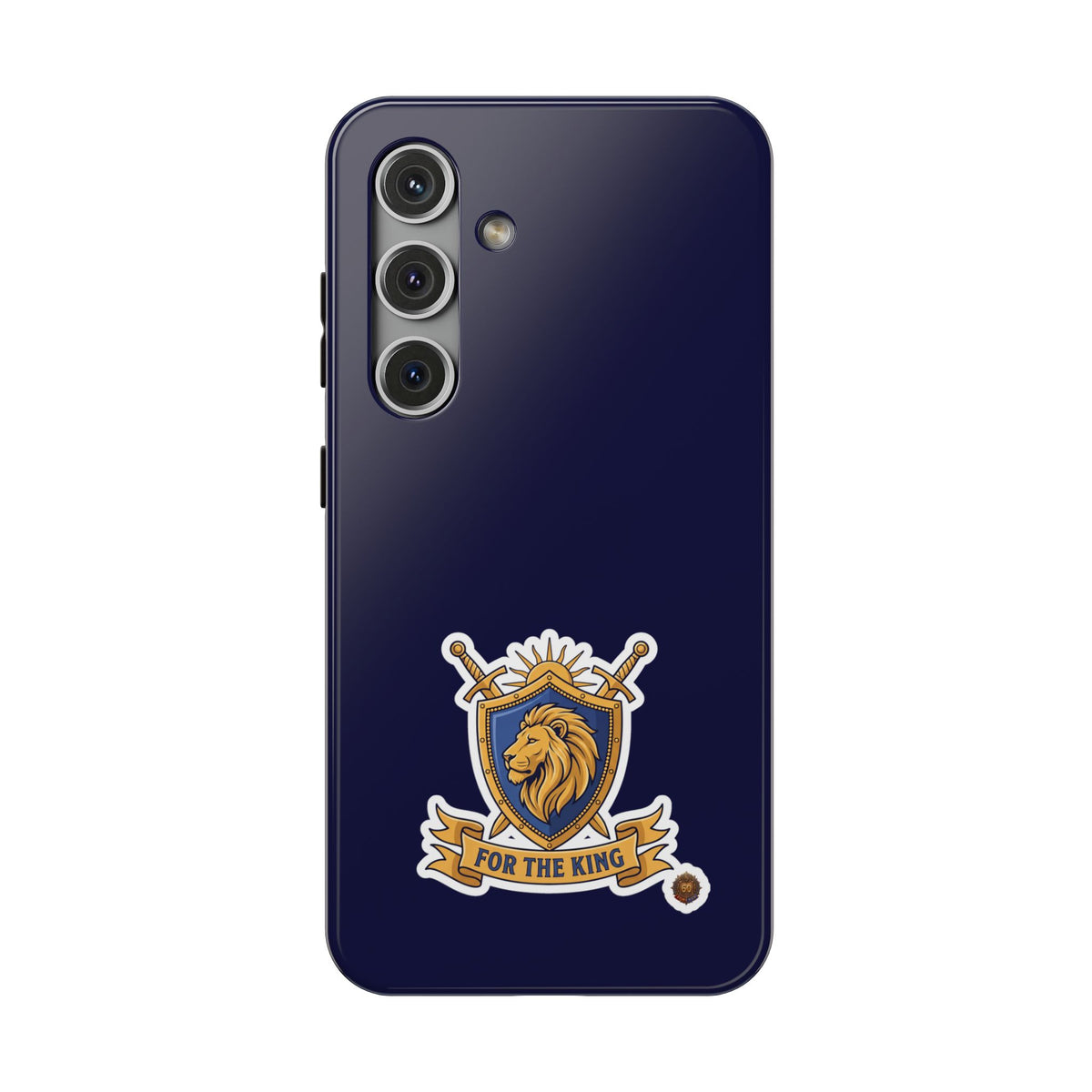 Phone Case — 'For The King Crest' Heavy-Duty Impact-Resistant Phone Case