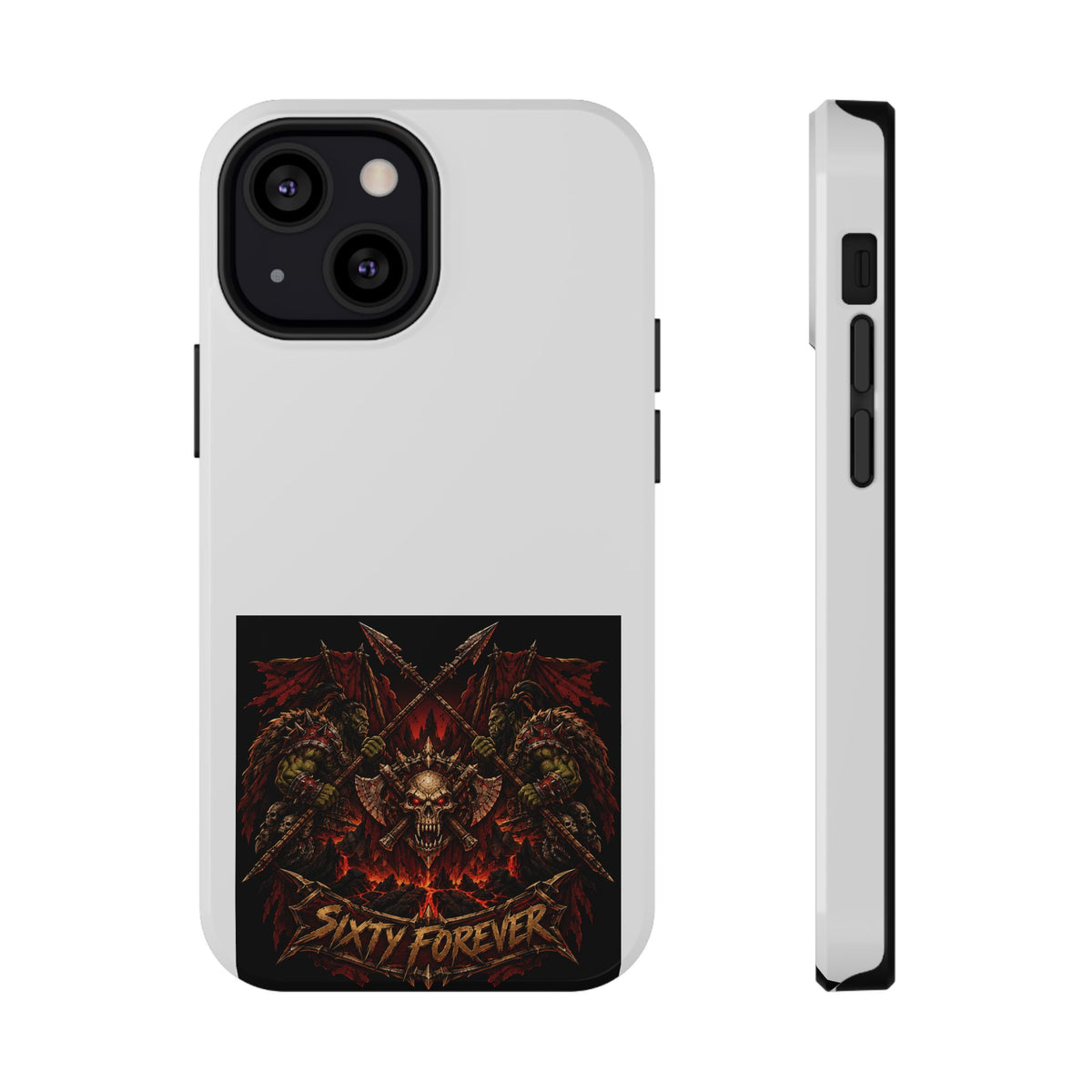 Sixty Forever – Skull & Axes – Phone Case