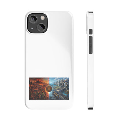 Viking Warrior Slim Phone Case — Norse Saga Art