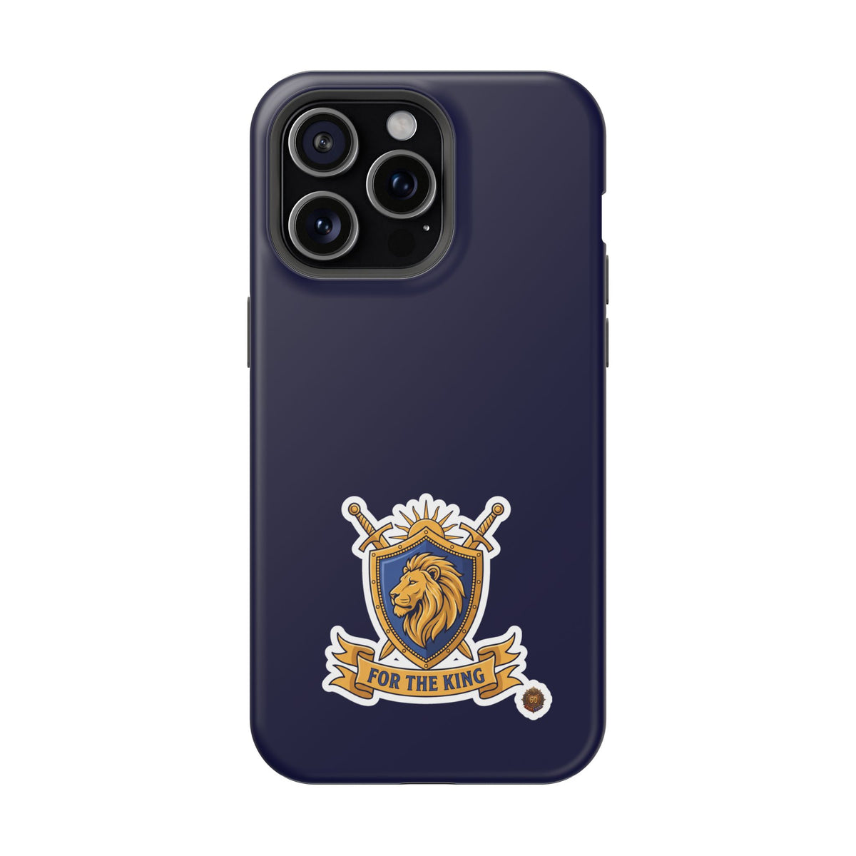Phone Case — 'For The King Crest' Heavy-Duty Impact-Resistant Phone Case