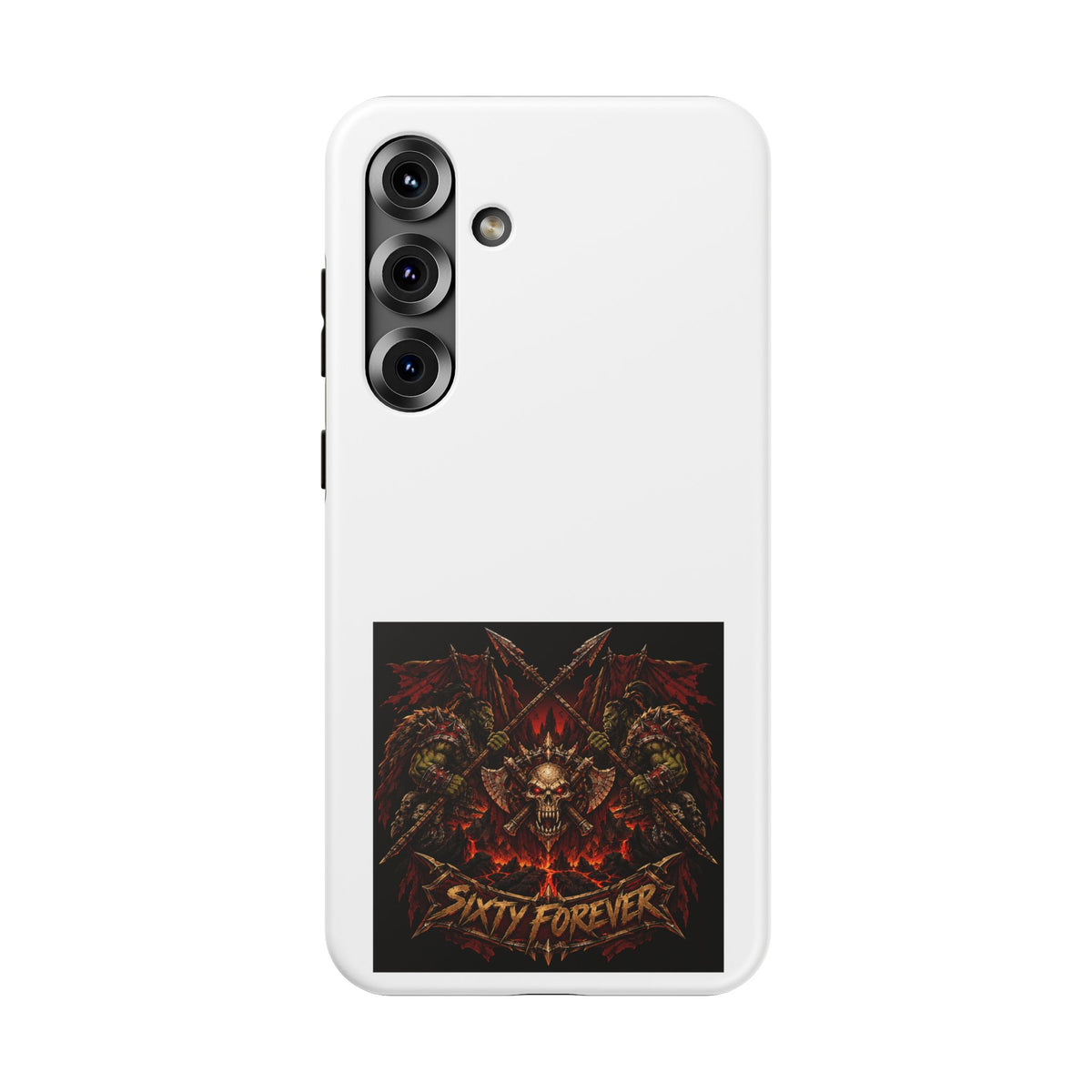 Sixty Forever – Skull & Axes – Phone Case