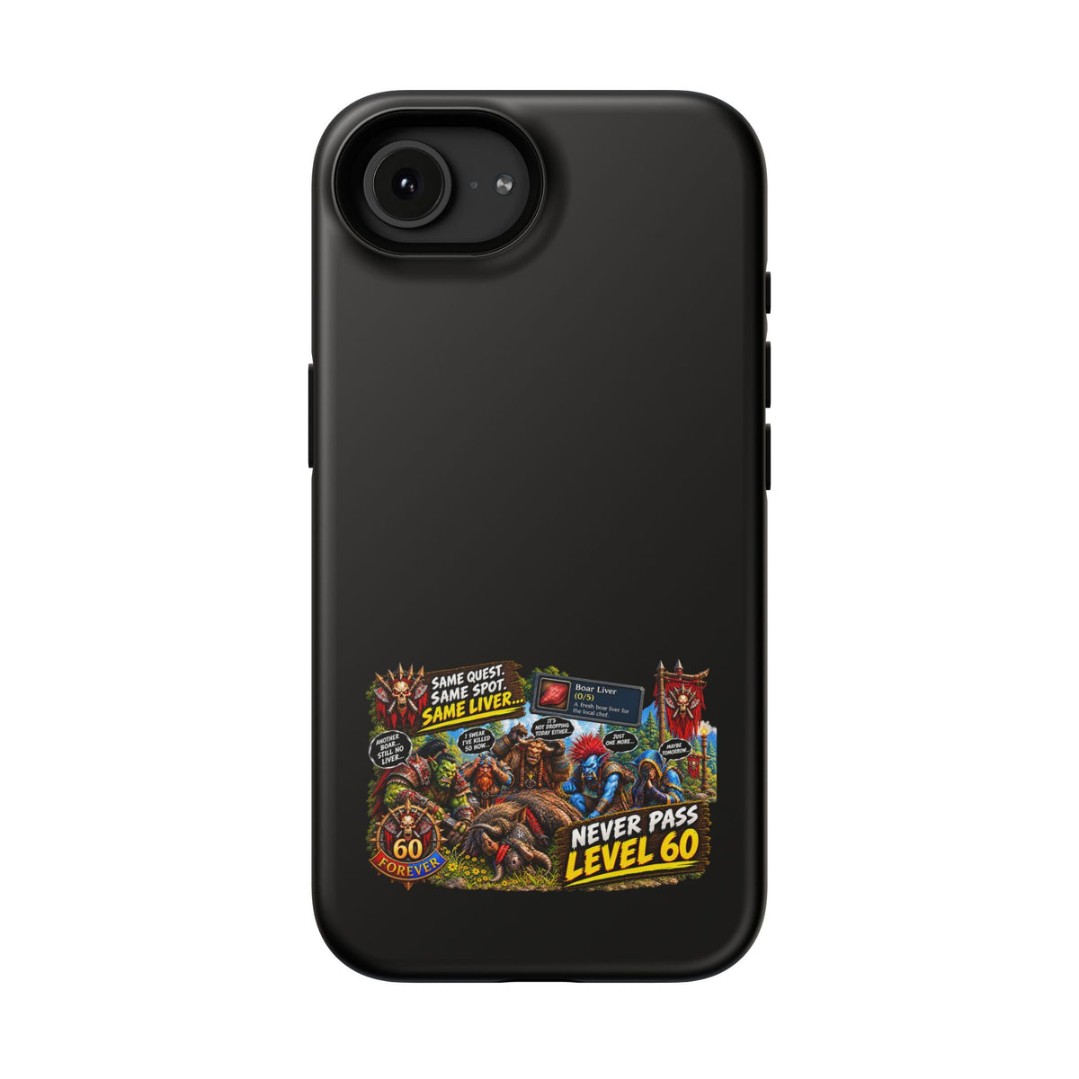Phone Case — 'Same Quest, Same Spot' Heavy-Duty Impact-Resistant Phone Case