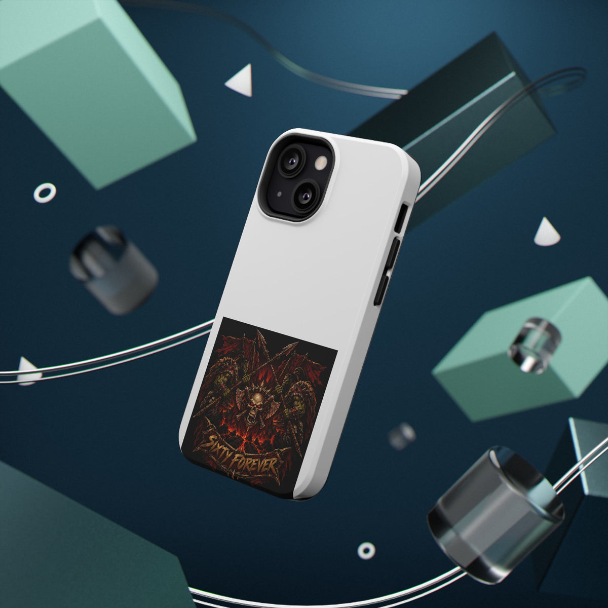 Sixty Forever – Skull & Axes – Phone Case