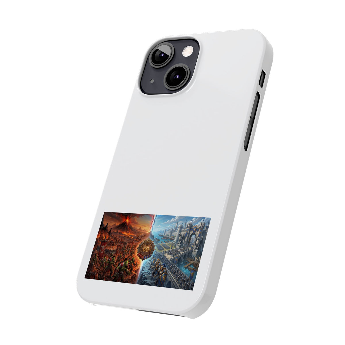 Viking Warrior Slim Phone Case — Norse Saga Art
