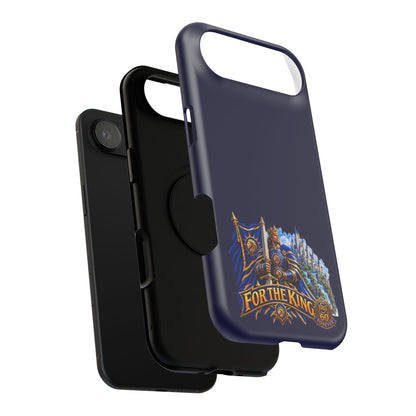 Phone Case — 'For The King' Banner Heavy-Duty Impact-Resistant Phone Case
