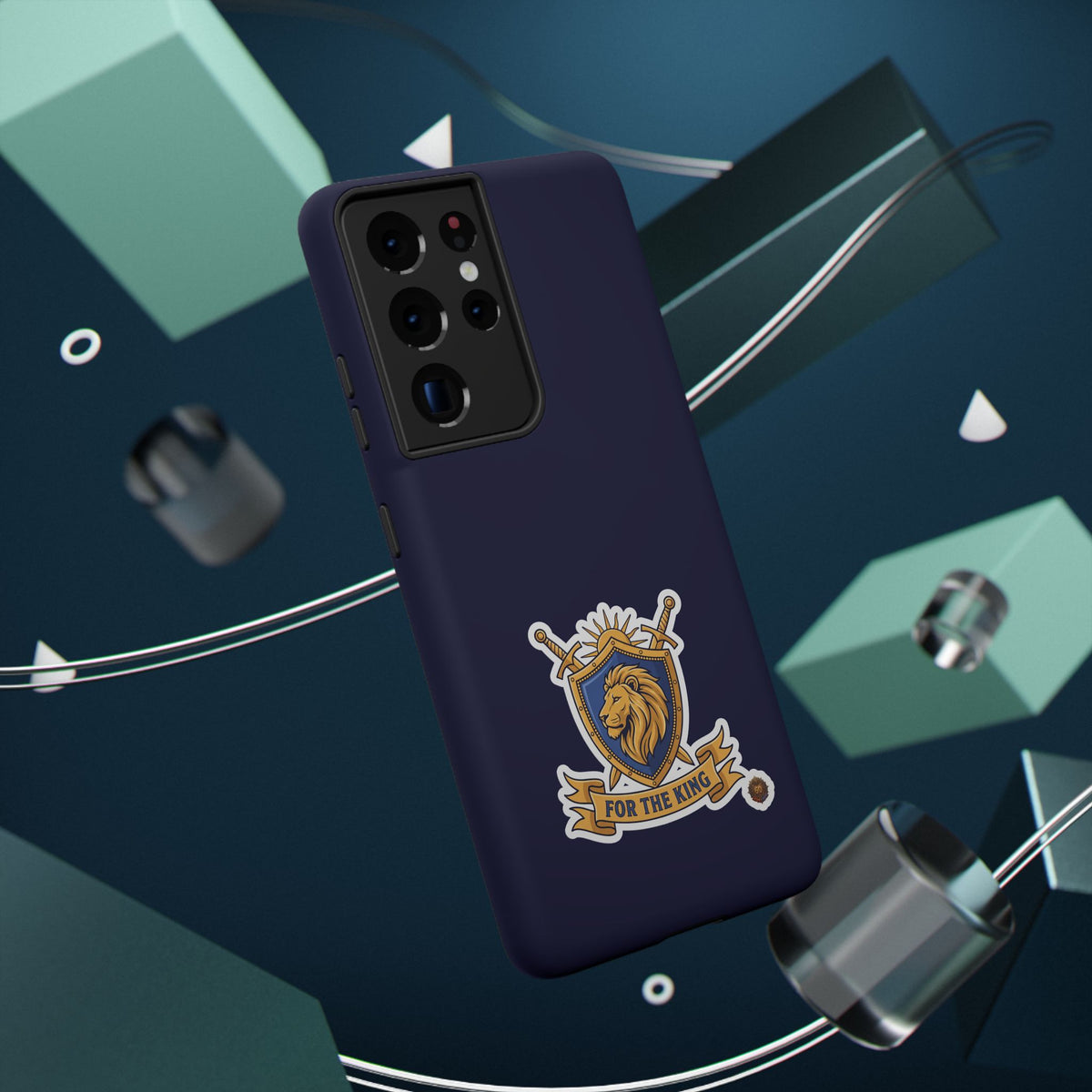 Phone Case — 'For The King Crest' Heavy-Duty Impact-Resistant Phone Case
