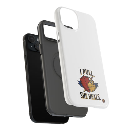 Phone Case — 'I Pull. She Heals.' Heavy-Duty Impact-Resistant Phone Case