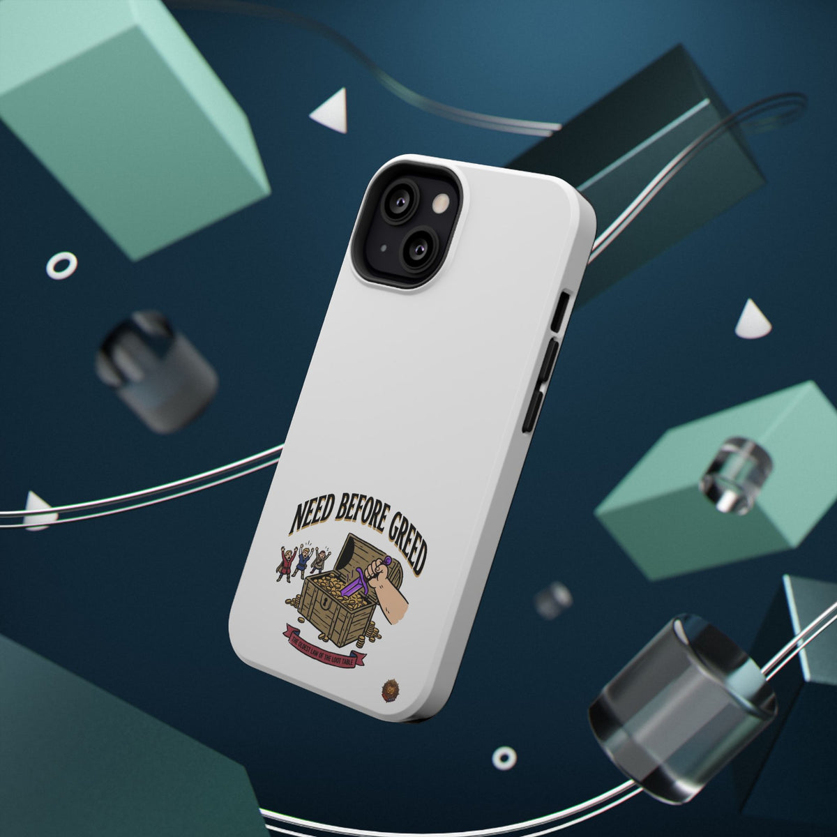 Phone Case — 'Need Before Greed' Heavy-Duty Impact-Resistant Phone Case
