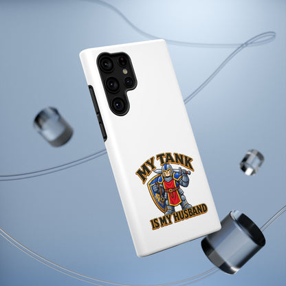 Phone Case — 'My Tank Is My Husband' Heavy-Duty Impact-Resistant Phone Case