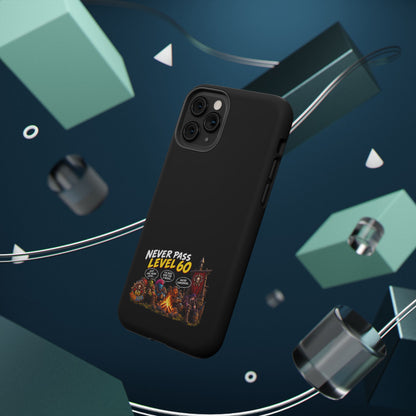 Phone Case — 'Never Pass Level 60' Heavy-Duty Impact-Resistant Phone Case