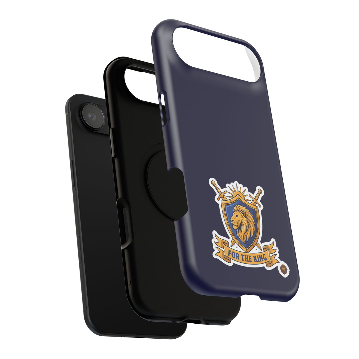 Phone Case — 'For The King Crest' Heavy-Duty Impact-Resistant Phone Case