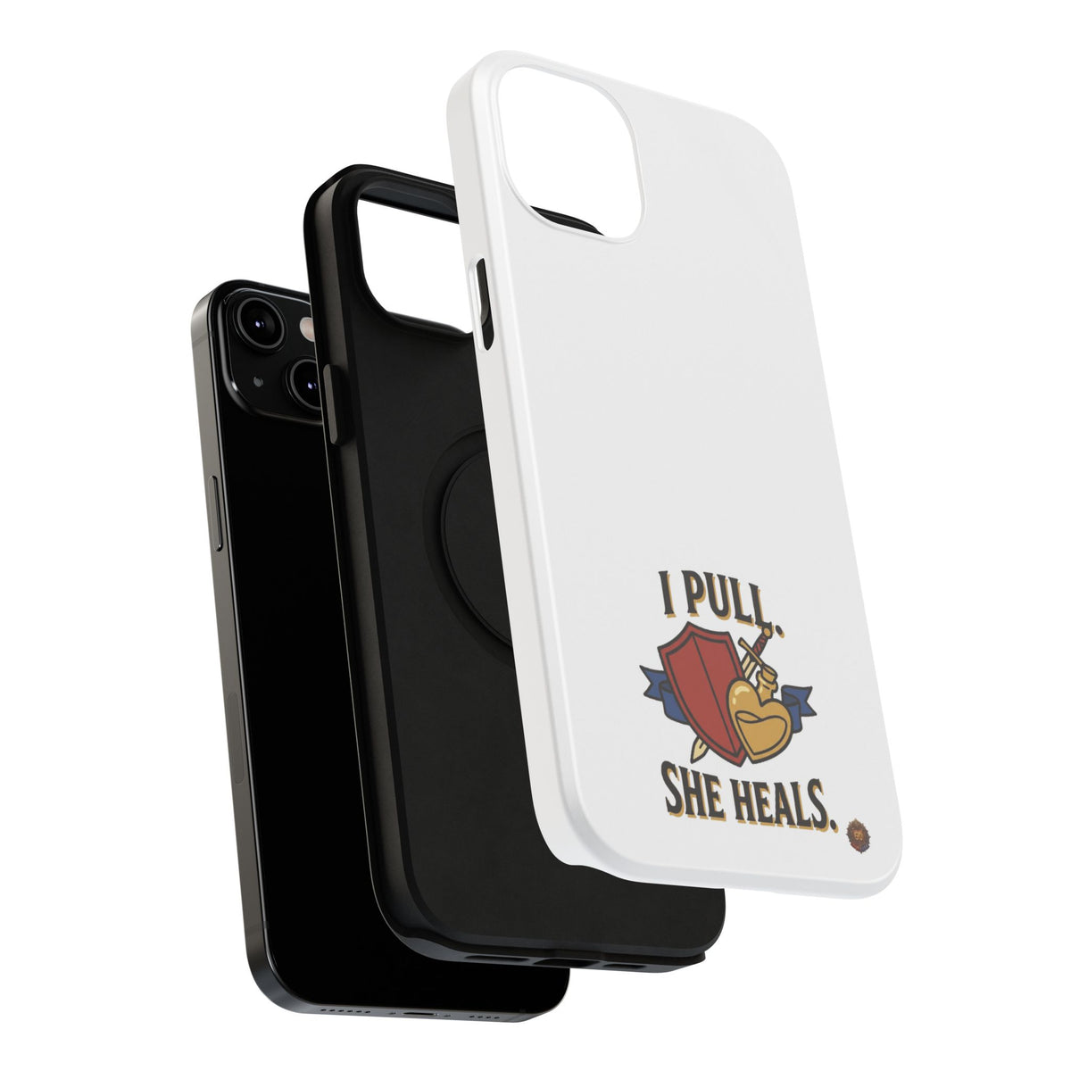 Phone Case — 'I Pull. She Heals.' Heavy-Duty Impact-Resistant Phone Case