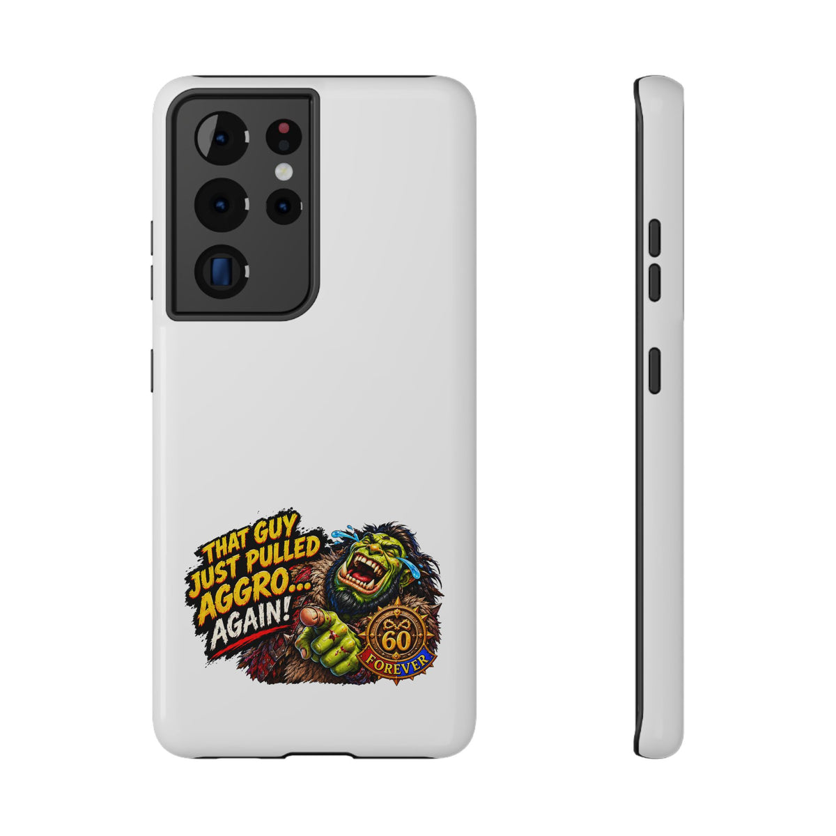 Phone Case — 'That Guy Just Pulled Aggro… Again' Heavy-Duty Impact-Resistant Phone Case
