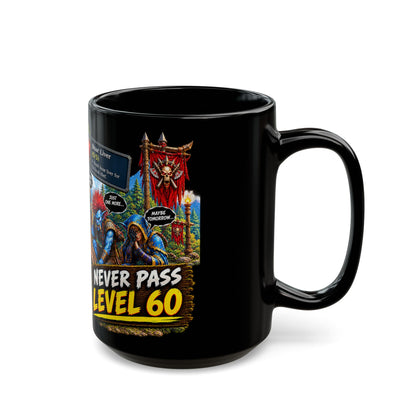 Same Quest, Same Spot – Black Mug (11oz & 15oz)