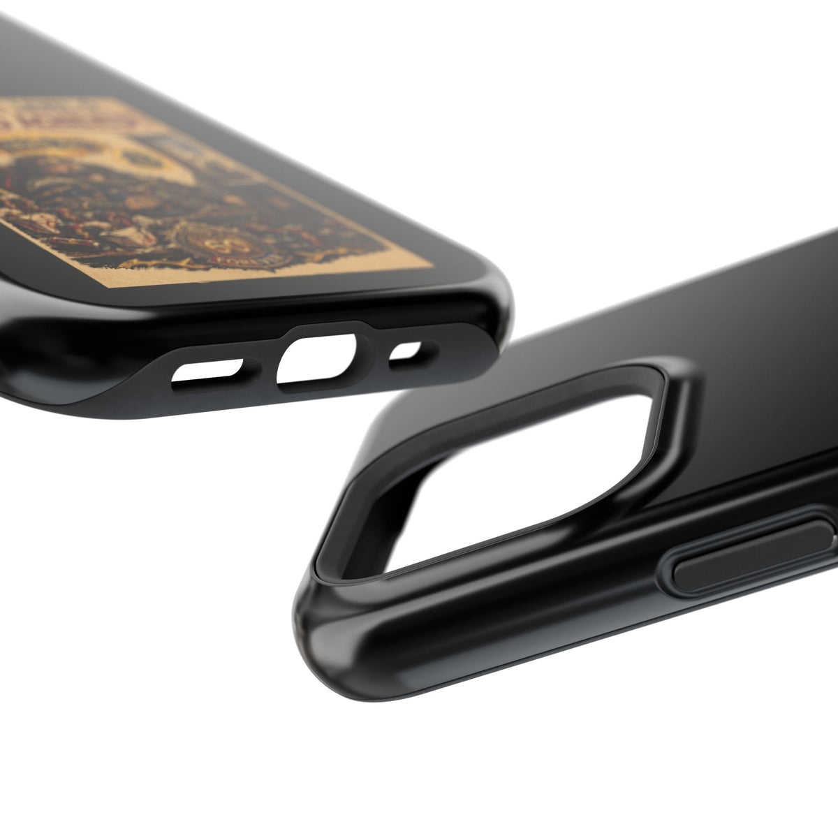 Phone Case — 'Social Life: Level 0 — Level 60 Achieved (Lion Banner)' Heavy-Duty Impact-Resistant Phone Case