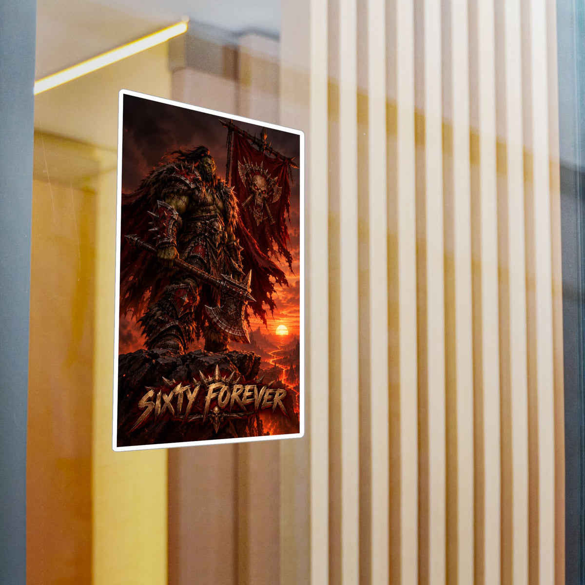 Sixty Forever – Warlord at Dusk – Sticker