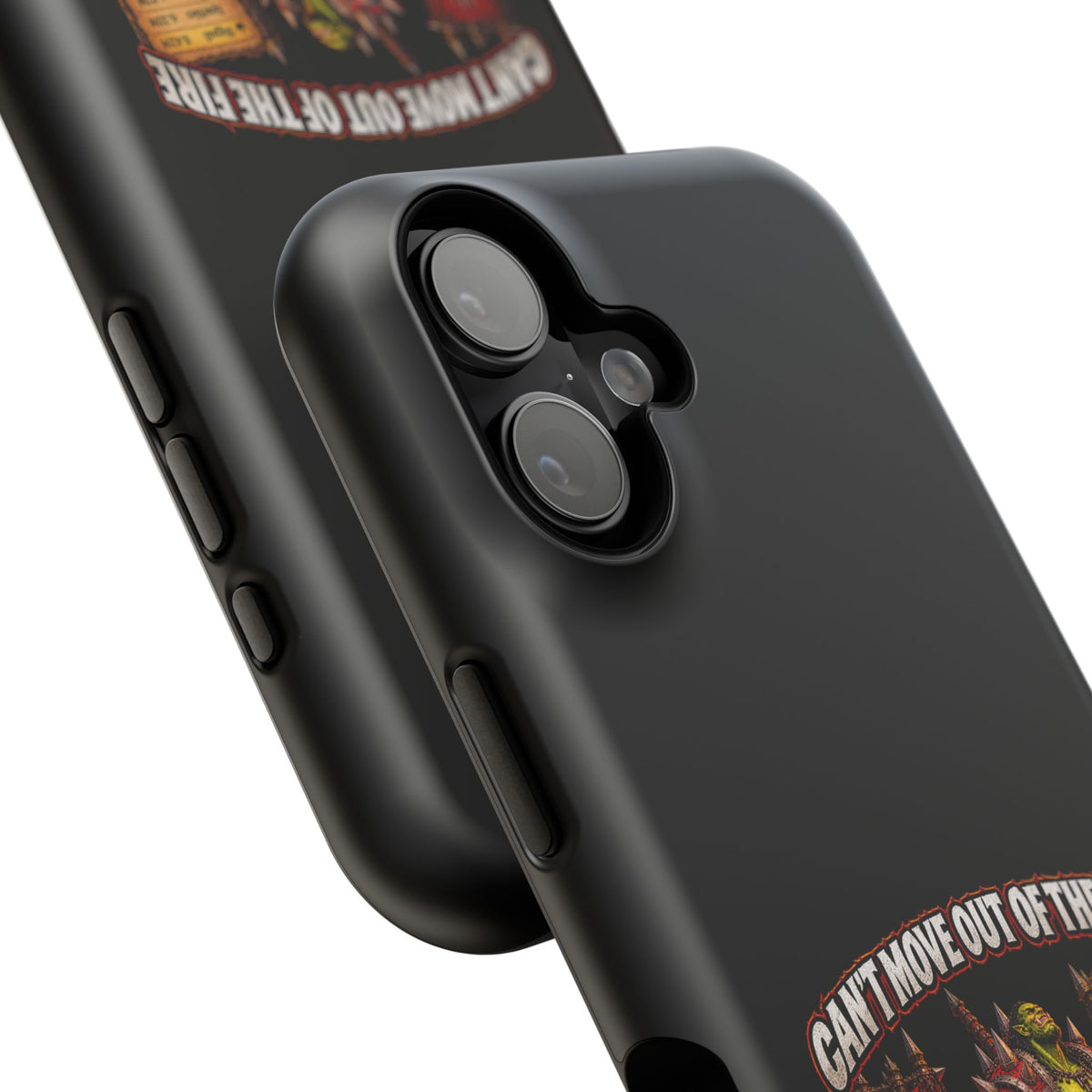 Phone Case — 'Can't Move Out of the Fire, It Would Lower My DPS' Heavy-Duty Impact-Resistant Phone Case