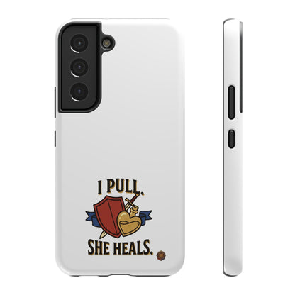 Phone Case — 'I Pull. She Heals.' Heavy-Duty Impact-Resistant Phone Case