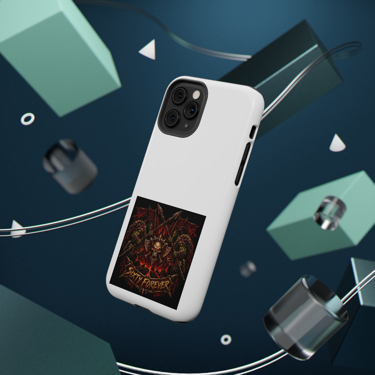 Sixty Forever – Skull & Axes – Phone Case