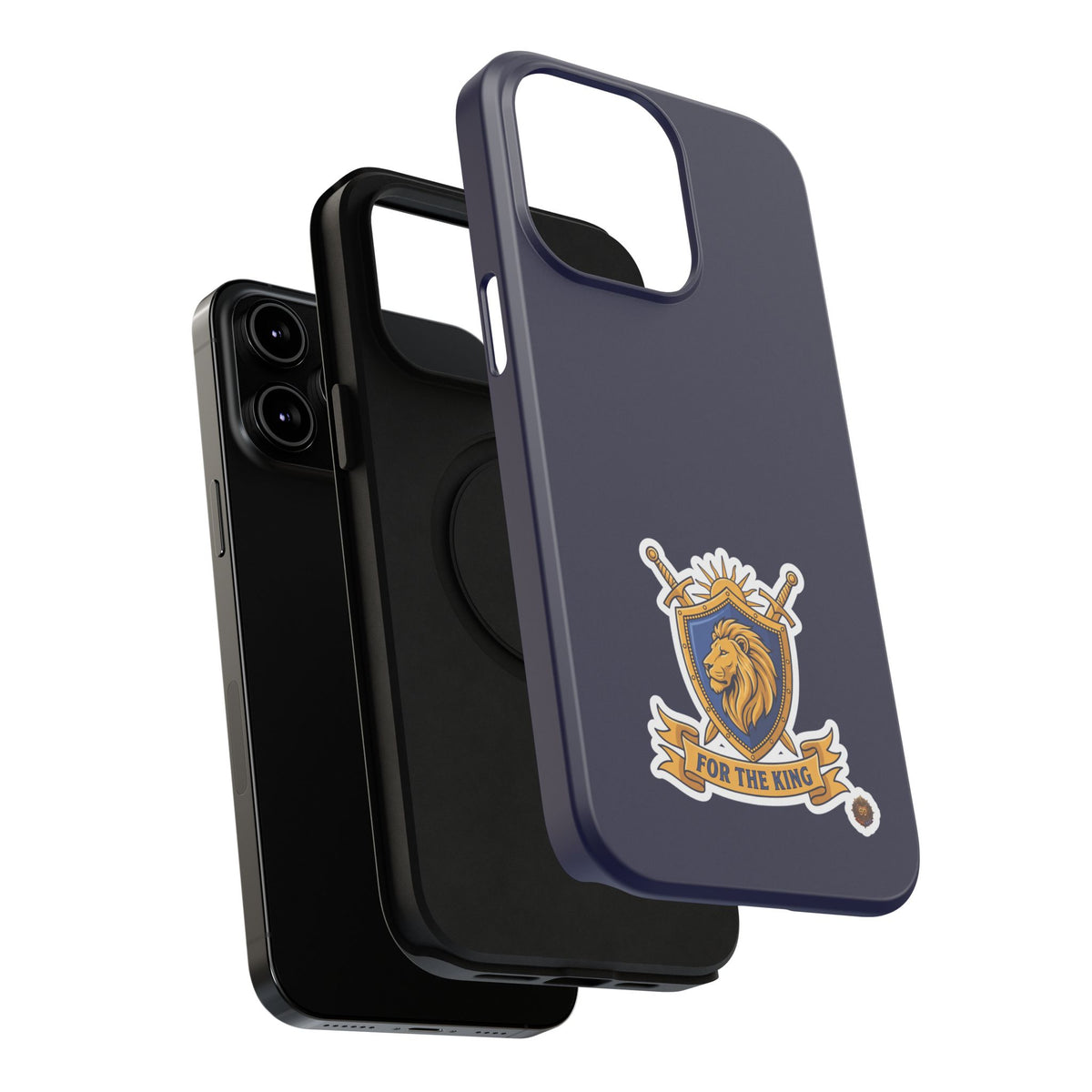 Phone Case — 'For The King Crest' Heavy-Duty Impact-Resistant Phone Case