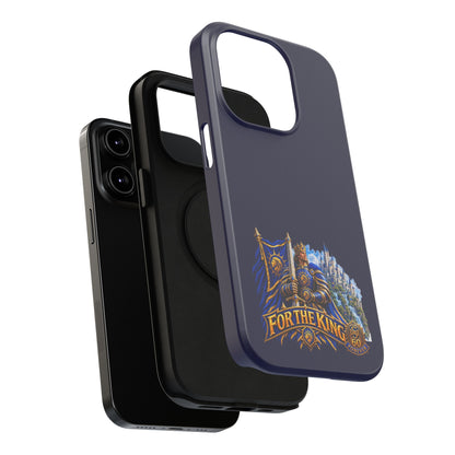 Phone Case — 'For The King' Banner Heavy-Duty Impact-Resistant Phone Case