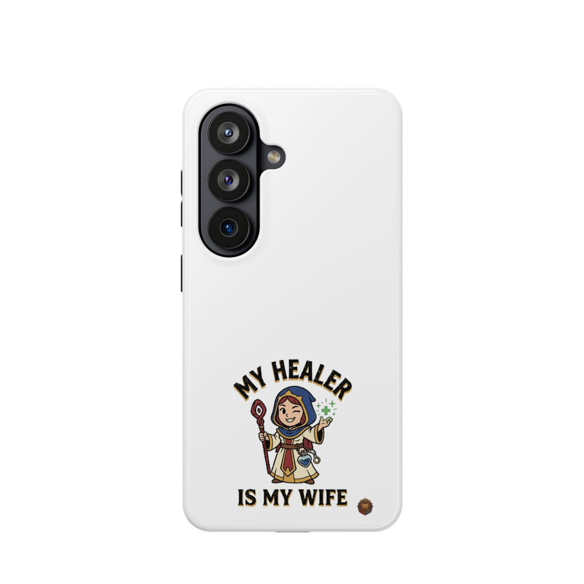 Phone Case — 'My Healer Is My Wife' Heavy-Duty Impact-Resistant Phone Case