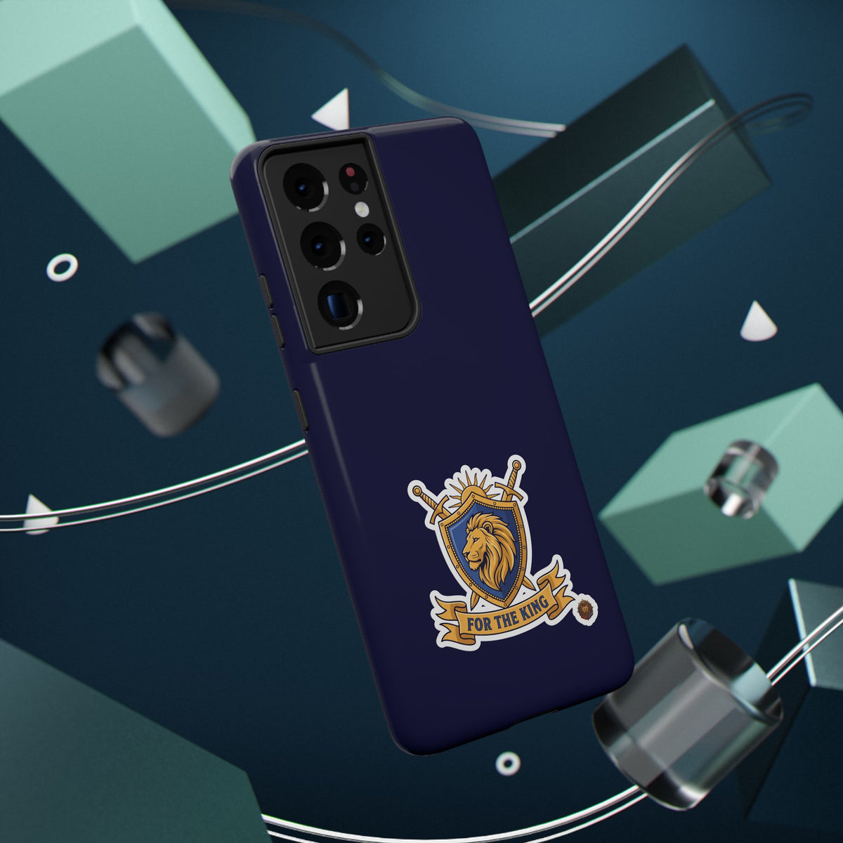 Phone Case — 'For The King Crest' Heavy-Duty Impact-Resistant Phone Case