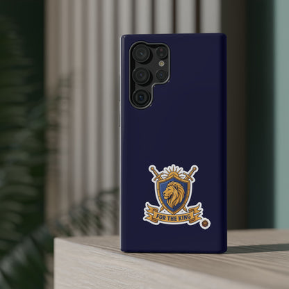 Phone Case — 'For The King Crest' Heavy-Duty Impact-Resistant Phone Case