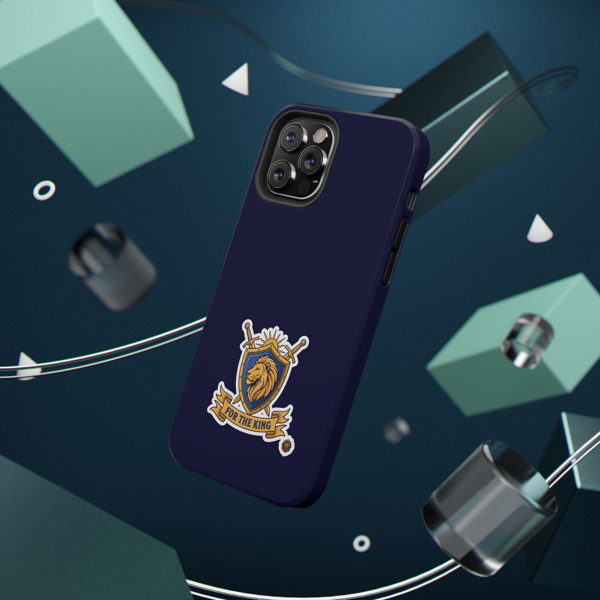 Phone Case — 'For The King Crest' Heavy-Duty Impact-Resistant Phone Case