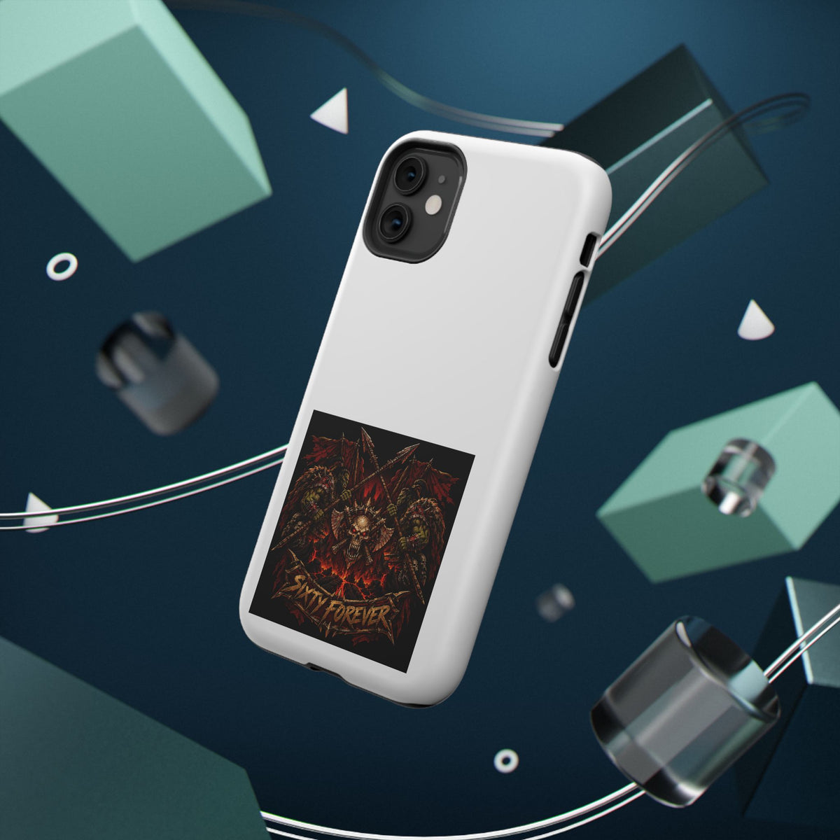 Sixty Forever – Skull & Axes – Phone Case