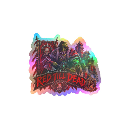 Red Till Dead – Poster Decal