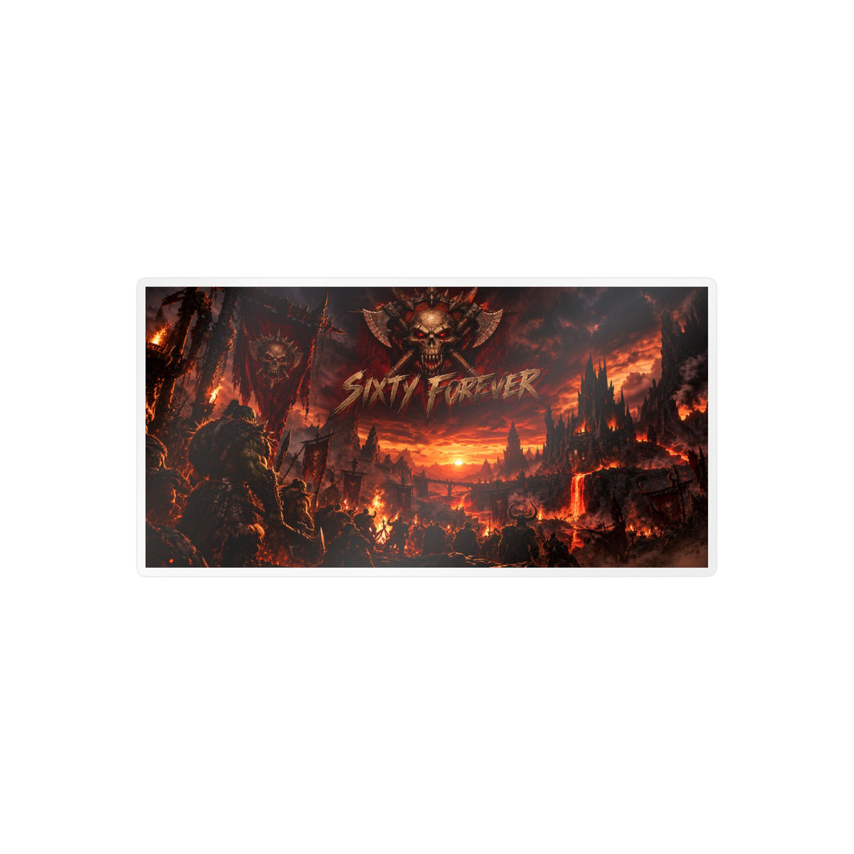 Sixty Forever – Lava Fields – Poster Decal