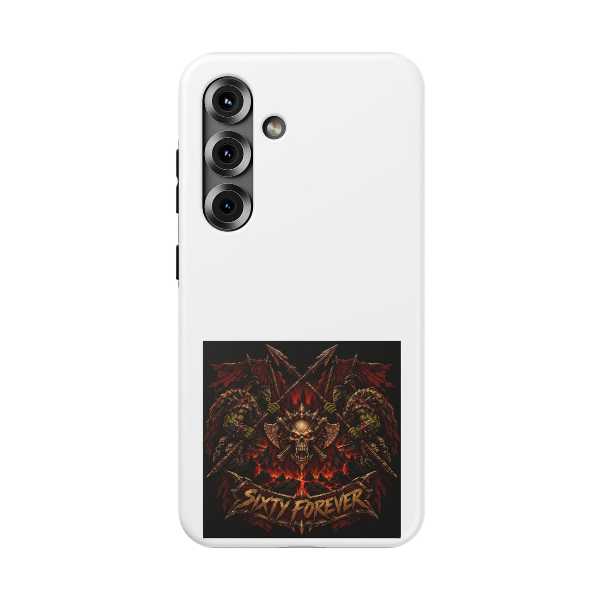 Sixty Forever – Skull & Axes – Phone Case