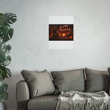 Sixty Forever War-Art Poster — Dark Fantasy Fine Art Print