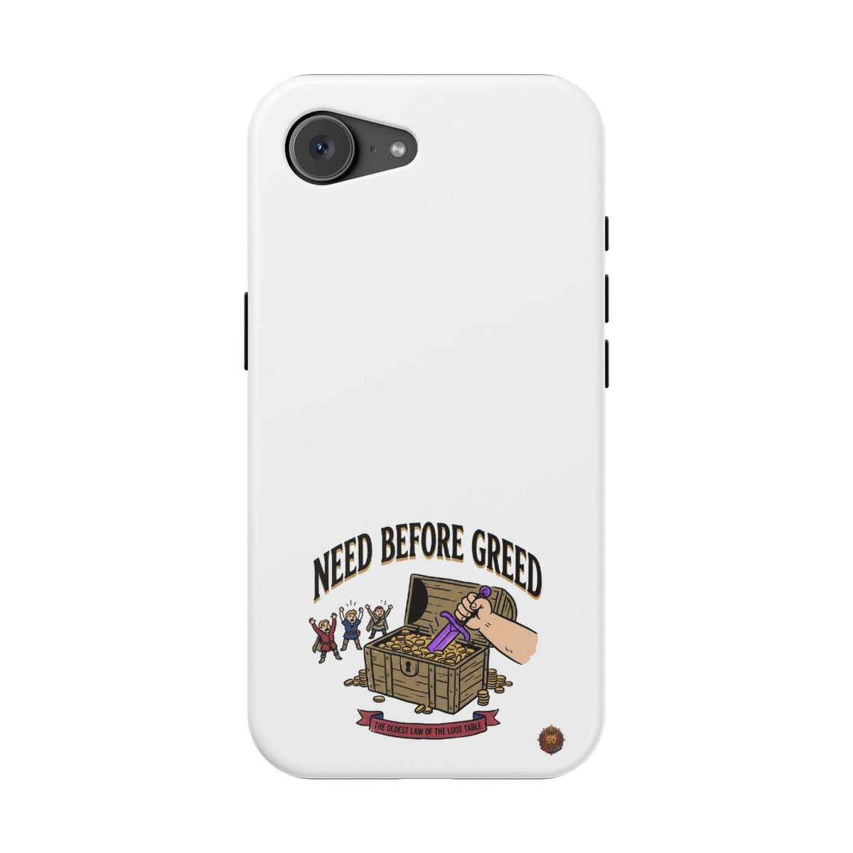 Phone Case — 'Need Before Greed' Heavy-Duty Impact-Resistant Phone Case